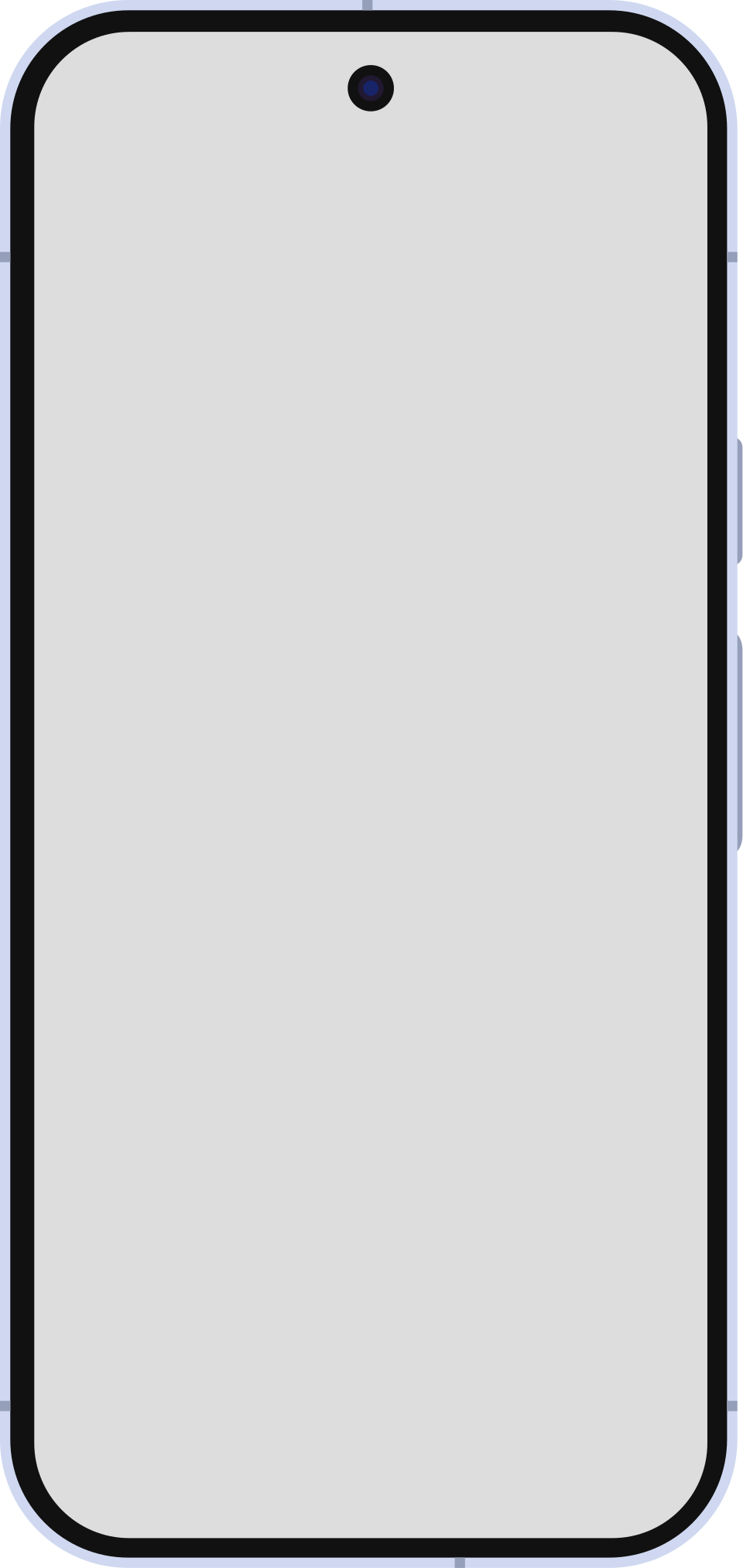 The front of a frost-coloured Google Pixel 10